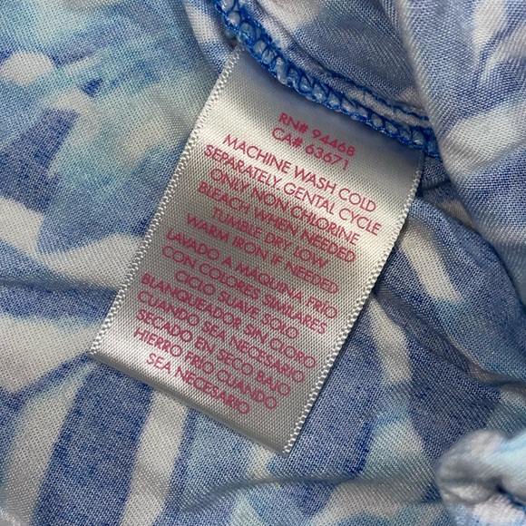 🌴Stella Parker Women's Pink and Blue Shorts - Picture 10 of 11